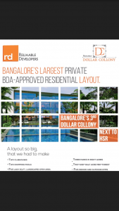 BDA approved plots for sale in Bangalore